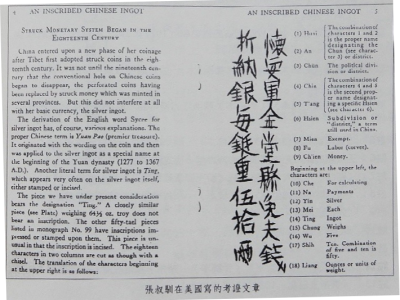 北宋“懷安軍金堂縣免夫錢折納銀每鋌重伍拾兩”銀鋌